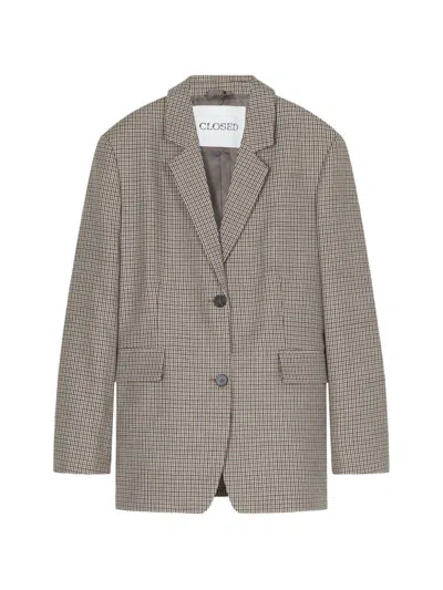 CLOSED Closed Wool Single-Breasted Blazer Jacket
