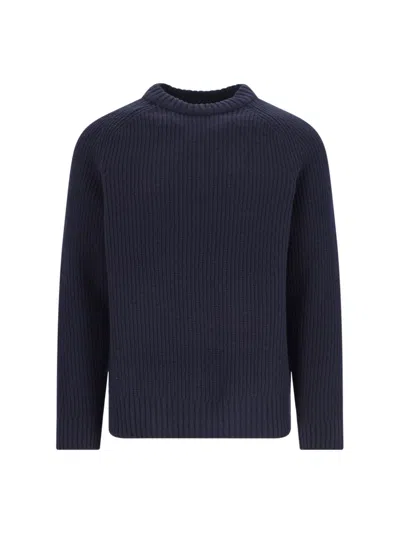 Closed Wool Sweater In Blue