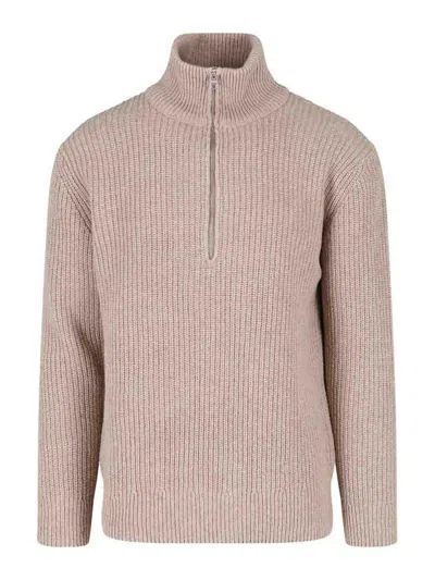Closed Wool Sweater In Pink