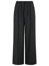 Closed 'wynston' Dark Grey Wool Blend Pants In Gray