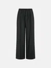 Closed 'wynston' Dark Grey Wool Blend Pants In Gray