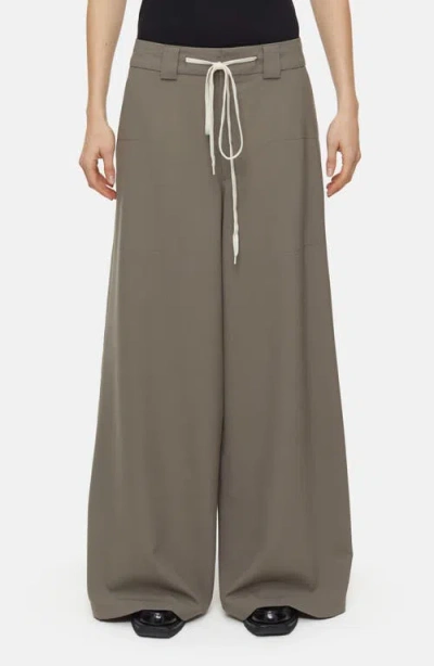 Closed Wystan Drawstring Wide Leg Pants In Heritage Grey