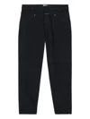 Closed X-lent Tapered Jeans In Black