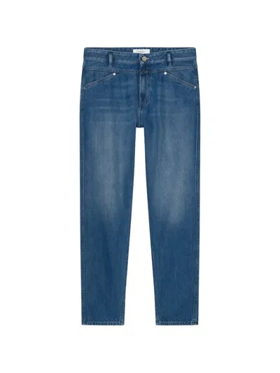 Closed X-lent Tapered Jeans In Blue