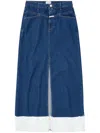 Closed Z-pocket Denim Skirt In Blue