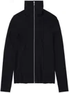 Closed Zip Cardigan Turtleneck Clothing
