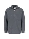 Closed Classic Grey Sweater With Round Neckline In Gray