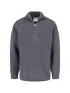 Closed Classic Grey Sweater With Round Neckline In Gray