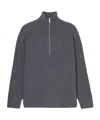 Closed Zipped-up Knit Cardigan In Gray