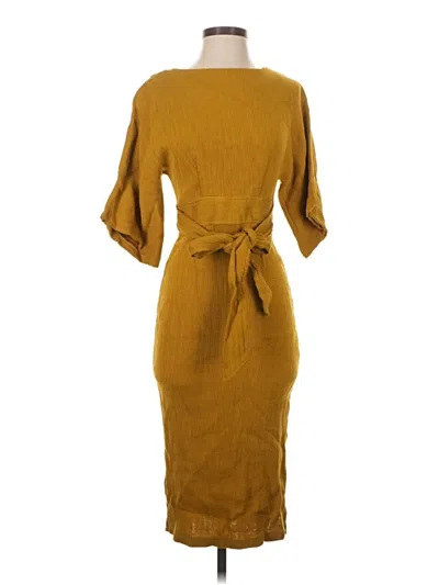 Pre-owned Closet Casual Dress In Gold