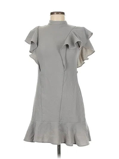Pre-owned Closet Cocktail Dress In Gray