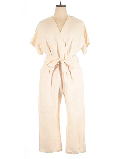 Pre-owned Closet Jumpsuit In Tan
