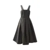 Closet London Prom Midi Dress In Black