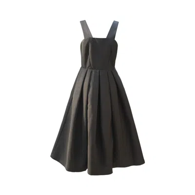 Closet London Prom Midi Dress In Black