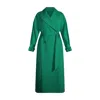 Closet London Women's  Green Trench Coat