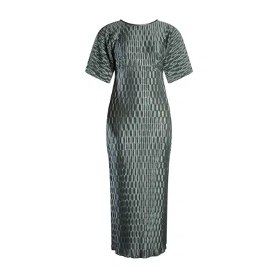 sage green pencil dress Copley Shoulder Drape Gown GRLEF – Tadashi Shoji Official Online Boutique main image 0