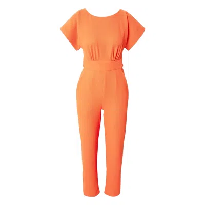 Closet London Women's Yellow / Orange  Orange Kimono Jumpsuit In Yellow/orange