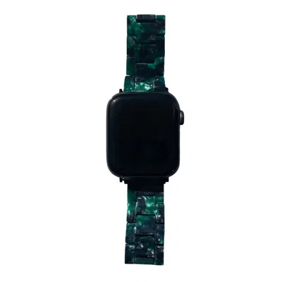 Closet Rehab Women's Apple Watch Band In Emerald Green