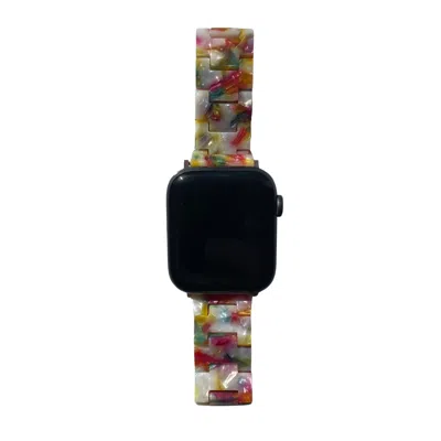 Closet Rehab Women's Apple Watch Band In Light Multicolor In Brown