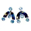 Closet Rehab Women's Arch Drop Earrings In You Do Blue