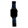 Closet Rehab Women's Blue Apple Watch Band In Carols & Caviar In Blue