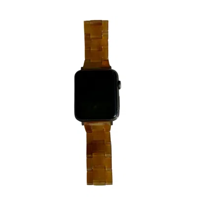 Closet Rehab Women's Brown Apple Watch Band In Caramel