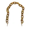 Closet Rehab Women's Chain Link Short Acrylic Purse Strap In Caramel In Brown