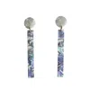 Closet Rehab Women's Green / Pink / Purple Matchstick Drop Earrings In Pastel Me More