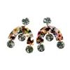 Closet Rehab Women's Grey Arch Drop Earrings In Milky Way