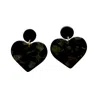 Closet Rehab Women's Heart Earrings In Black