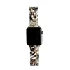 Closet Rehab Women's Neutrals / Black / White Apple Watch Band In Galactic In Black/white