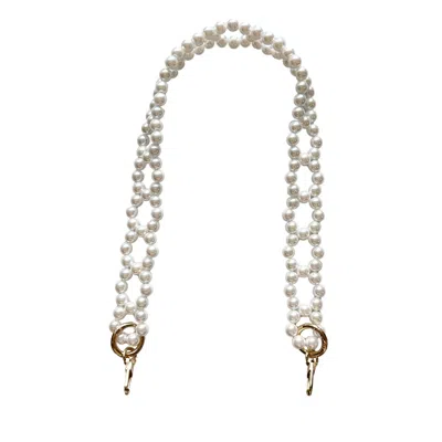 Closet Rehab Women's White Pearl Purse Strap