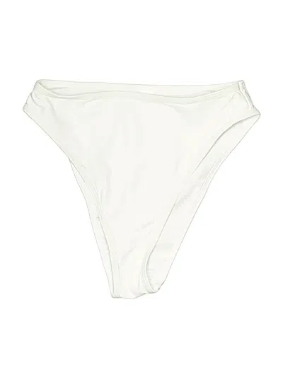 Pre-owned Closet Swimsuit Bottoms In Ivory