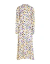 Closet Woman Long Dress Yellow Size 4 Viscose In Yellow