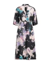 Closet Woman Midi Dress Beige Size 4 Polyester, Elastane In Beige