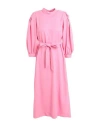 Closet Woman Midi Dress Pink Size 4 Recycled Polyester In Pink