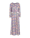 Closet Woman Long Dress Purple Size 4 Viscose In Purple