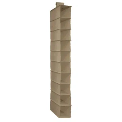 Closetmaid 10-shelf Hanging Organizer In Tan