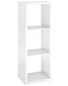 Closetmaid 3-cube Decorative Storage Organizer In White