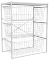 Closetmaid 3-drawer Wire Organizer In White