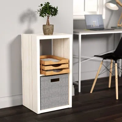 Closetmaid 30" H X 15.87" W Cube Bookcase In Bleached Walnut