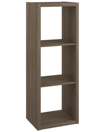 Closetmaid 3-cube Decorative Storage Organizer In Brown