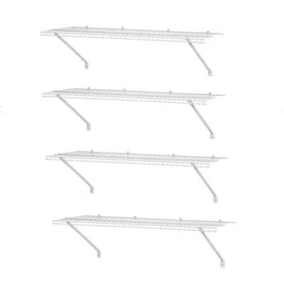 Closetmaid 49'' Wall Mounted Clothes Rack In White