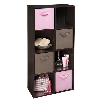 Closetmaid 8 Cube Bookcase Organizer In Brown