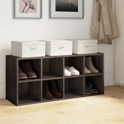 Closetmaid 8 Pair Stackable Shoe Rack In Espresso