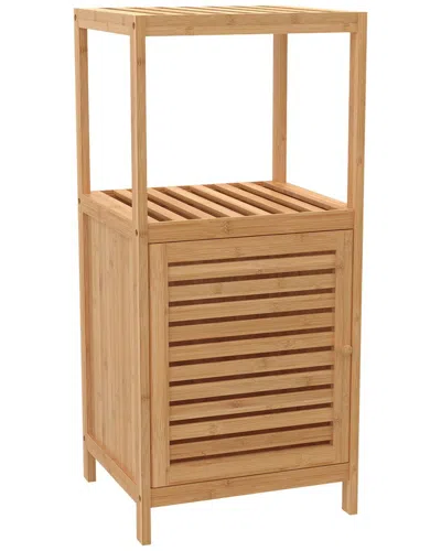 Closetmaid Bamboo 1-door Storage Cabinet In Brown