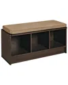 Closetmaid Cubeicals 3-cube Storage Bench With Tan Cushion
