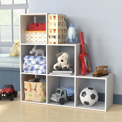 Closetmaid Cubeicals 35.85'' H X 35.79'' W 3-2-1 Cube Bookcase In White