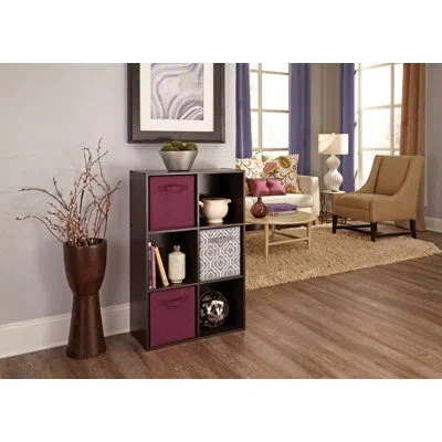 Closetmaid Cubeicals 35.88'' H X 24.13'' W Cube Bookcase In Dark Cherry