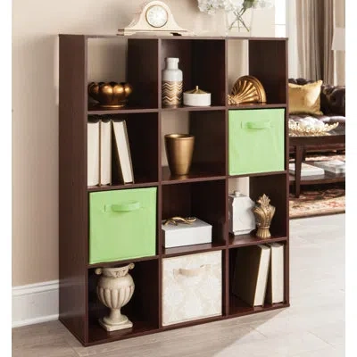 Closetmaid Cubeicals 47.56" H X 35.91" W Cube Bookcase In Dark Cherry